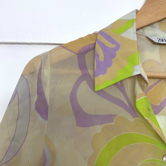Zara 70s retro shirt - Picture 6 of 12